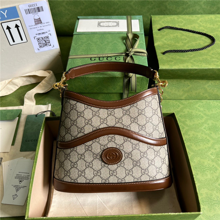 [GUCCI-구찌] 인터로킹 G 라지 토트백
