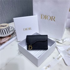 [DIOR-디올] 새들 플랩 카드지갑