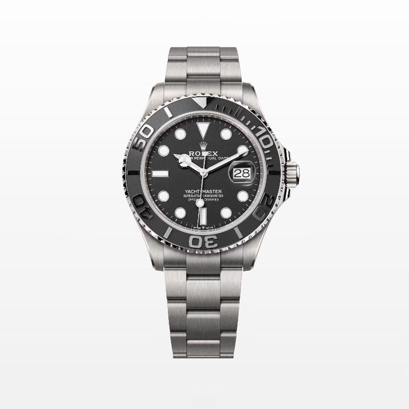 [ROLEX-롤렉스] 요트마스터 42mm 블랙다이얼 오토매틱 메탈 시계