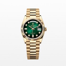 [ROLEX-롤렉스] day date -데이데이트 36mm 그린 옴브레 다이얼