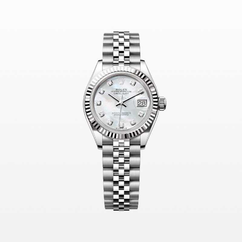 [ROLEX-롤렉스] datejust -레이디데이저스트 28mm 화이트 진주 자개