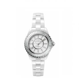 [CHANEL-샤넬] [j12] 바게트 다이아몬드 베젤 워치 칼리버 33MM 오토매틱
