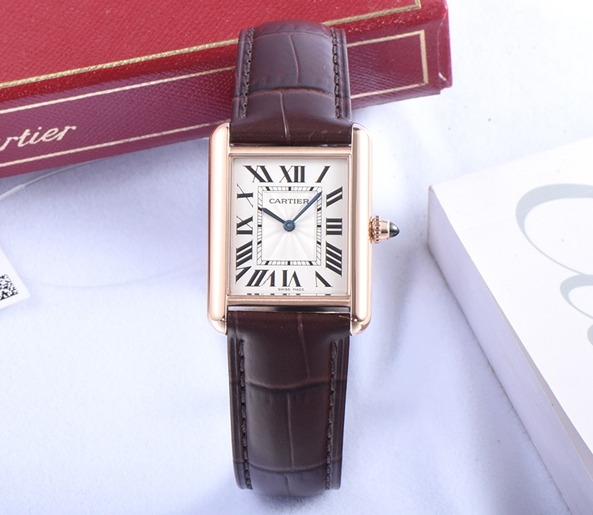 [CARTIER-까르띠에]  tank - 탱크 루이  쿼츠 41mm
