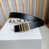[LOEWE-로에베]  클래식 소가죽 기하학 벨트