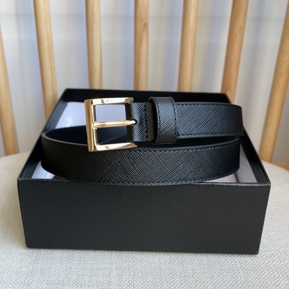 [PRADA-프라다] 사피아노 가죽벨트