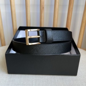 [PRADA-프라다] 사피아노 가죽벨트