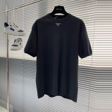 프라다 PRADA 남성 라운드 반팔