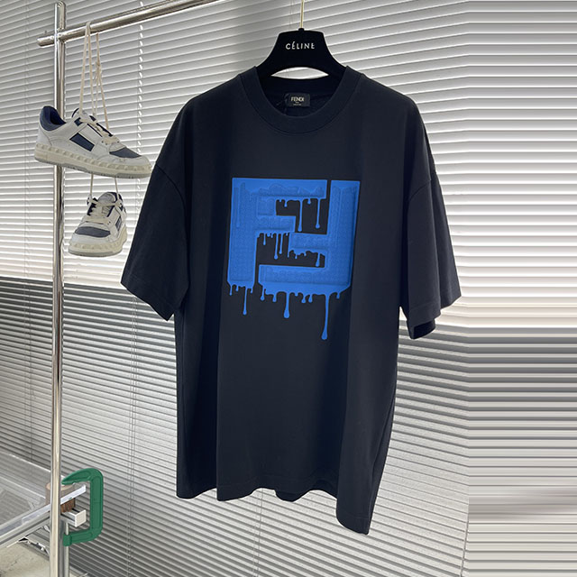 펜디 FENDI 남성 라운드 반팔