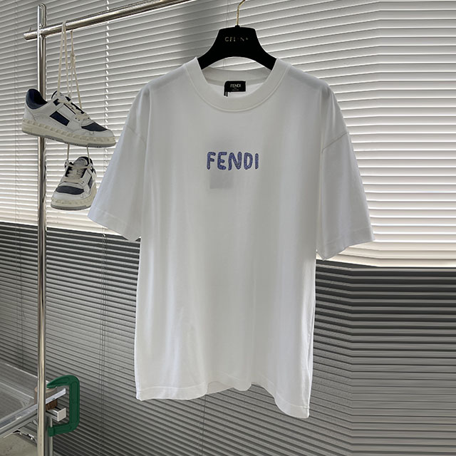 펜디 FENDI 남성 라운드 반팔
