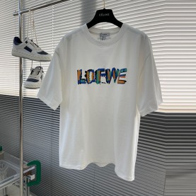 로에베 LOEWE 남성 라운드 반팔