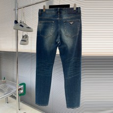 프라다 PRADA 남성 데님 팬츠