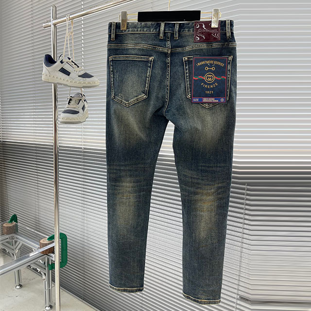 구찌 GUCCI 남성 데님 팬츠