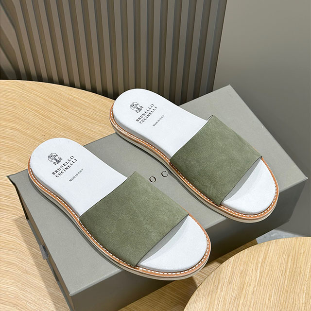 브루넬로쿠치넬리 Brunello Cucinelli 남성 슬리퍼