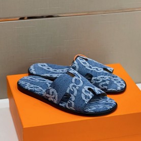에르메스 HERMES 남성 이즈미르 슬리퍼