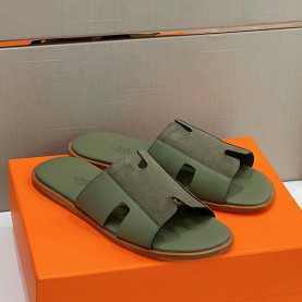 에르메스 HERMES 남성 이즈미르 오란 슬리퍼