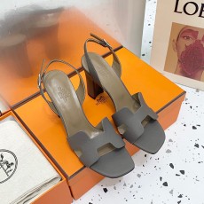 에르메스 HERMES 여성 산토리니 힐샌들