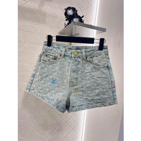 루이비통 LV 여성 데님 팬츠