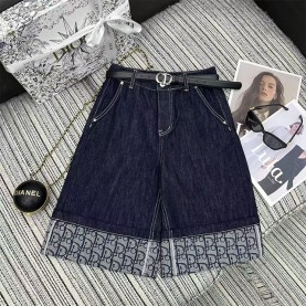 디올 DIOR 여성 데님 팬츠