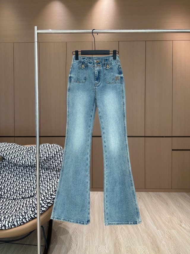 로에베 LOEWE 여성 데님 팬츠