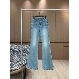 로에베 LOEWE 여성 데님 팬츠