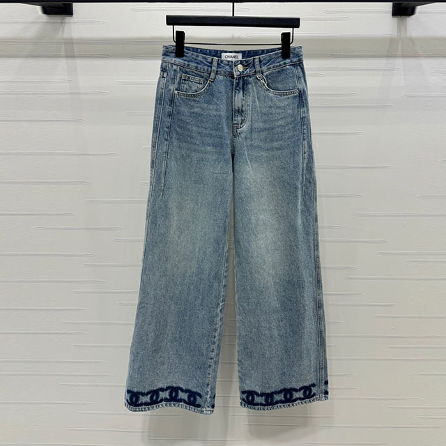 샤넬 CHANEL 여성 데님 팬츠