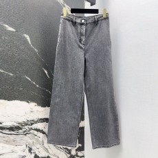 샤넬 CHANEL 여성 데님 팬츠