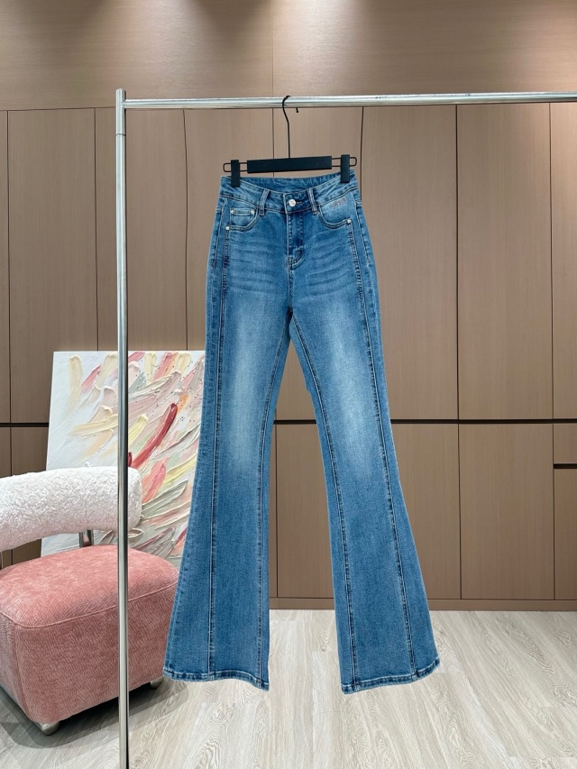 로에베 LOEWE 여성 데님 팬츠