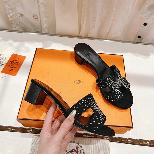 에르메스 HERMES 여성 오아이스 슬리퍼