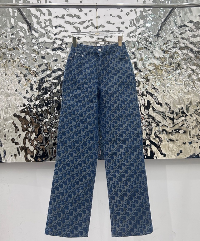 디올 DIOR 여성 데님 팬츠