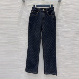 루이비통 LV 여성 데님 팬츠