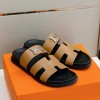에르메스 HERMES 남성 시프레 스트렙 슬리퍼