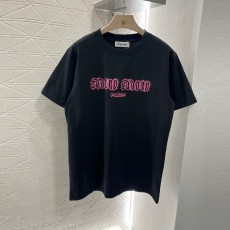 미우미우 MIUMIU 여성 라운드 반팔