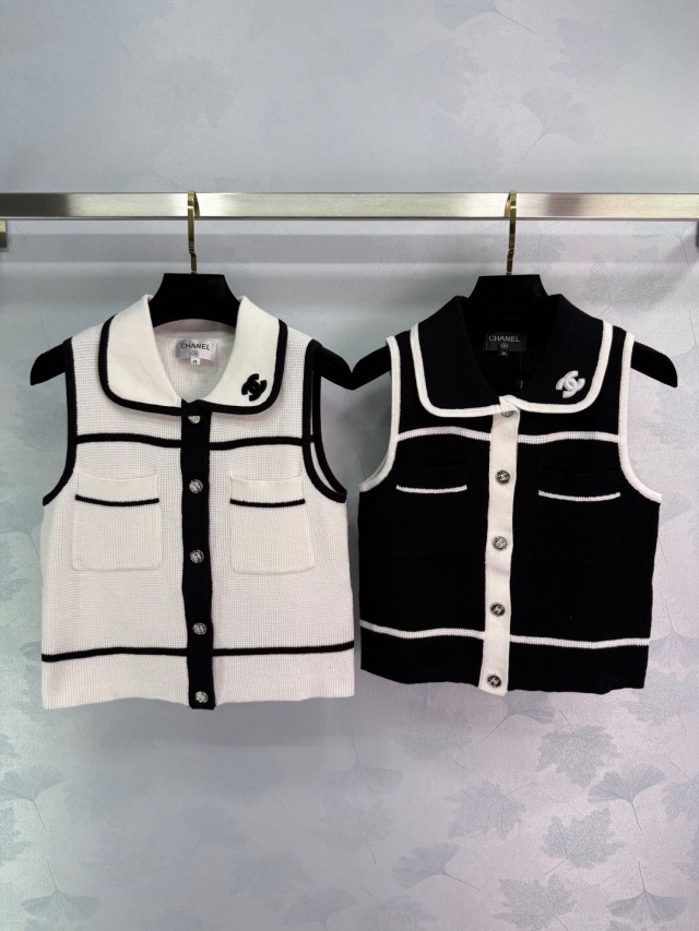 샤넬 CHANEL 여성 니트 반팔