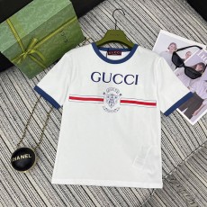 구찌 GUCCI 여성 라운드 반팔