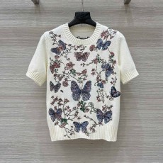 디올 DIOR 여성 니트 반팔