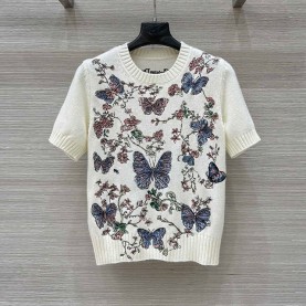 디올 DIOR 여성 니트 반팔