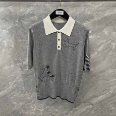 톰브라운 THOMBROWNE 여성 폴로 니트 반팔