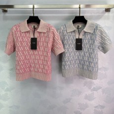 펜디 FENDI 여성 니트 반팔