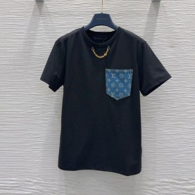 루이비통 LV 여성 라운드 반팔