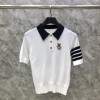 톰브라운 THOMBROWNE 여성 폴로 니트반팔