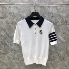 톰브라운 THOMBROWNE 여성 폴로 니트반팔