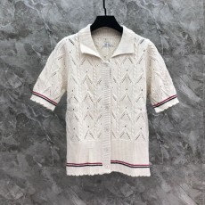 톰브라운 THOMBROWNE 여성 폴로 니트 반팔