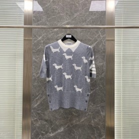 톰브라운 THOMBROWNE 여성 폴로 니트반팔