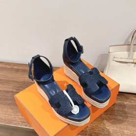 에르메스 HERMES 여성 엘다 에스파드리유