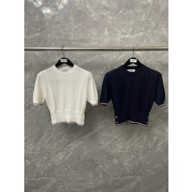 톰브라운 THOMBROWNE 여성니트 반팔