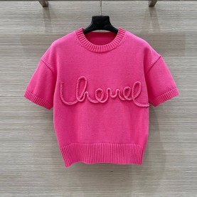 샤넬 CHANEL 여성 니트 반팔