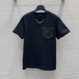 루이비통 LV 여성 라운드 반팔
