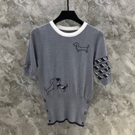 톰브라운 THOMBROWNE 여성 니트 반팔