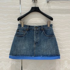 미우미우 MIUMIU 여성 데님 스커트