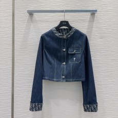 디올 DIOR 여성 데님 자켓